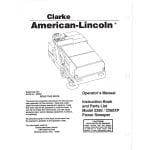 manual clarke parts manual for this machine