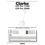 manual clarke parts manual for this machine