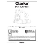 manual clarke parts manual for this machine