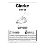 manual clarke parts manual for this machine