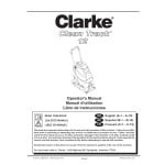 manual clarke parts manual for this machine