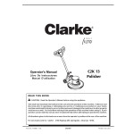 manual clarke parts manual for this machine