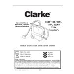 manual clarke parts manual for this machine
