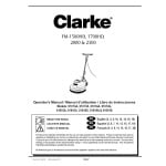manual clarke parts manual for this machine