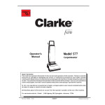 manual clarke parts manual for this machine
