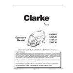 manual clarke parts manual for this machine