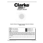 manual clarke parts manual for this machine