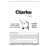manual clarke parts manual for this machine