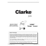 manual clarke parts manual for this machine