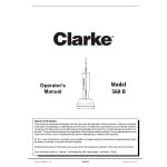 manual clarke parts manual for this machine