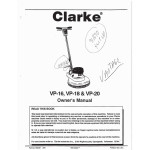 manual clarke parts manual for this machine