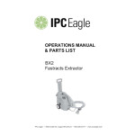 manual eagle power parts manual for this machine