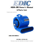 manual edic parts manual for this machine