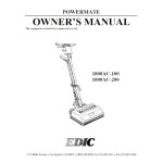 manual parts manual for this machine