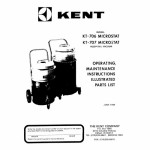 manual kent euroclean parts manual for this machin