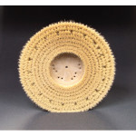white tampico rotary brush 17" with np-9200 clutch plate