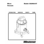 manual minuteman parts manual for this machine