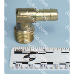 hose barb 3/8 x 3/8 90 deg