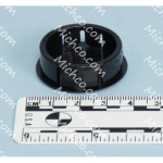 plug, hole, rnd, 1.25h .03-.12, blk