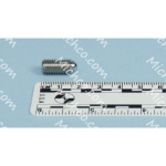 pin, dowel, slotted, m8 x 1.25, ss