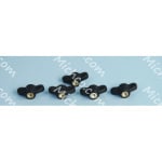 knob wing m6 female 5 pcs set