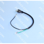 cord-14ga-3 8in black
