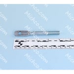 spade bolt, 3/8-16 x 4"