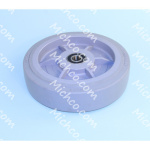 wheel, 10x2.5 w/brngs, gry, nt