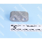 hinge wheel ship w/holes drille