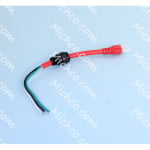 power cord pigtail-red
