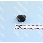 plug finned d.32 plastic black sip