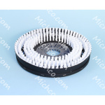 brush - medium heavy (sp) white