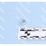nut, nylock, #10-32, zinc