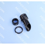 swivel, slanted cuff, 1.5" (option)