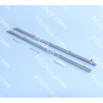 base metal guides set 18"