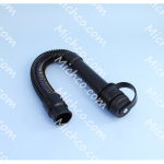 hose drain black l.611mm sip