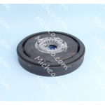 brush, disk 13" plastic k901 black