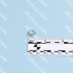 nut, hex jam, m6 x 3, ss