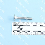 bolt, carriage, m5 x 35, ss