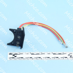 male electric connection set 120 volt 3 wires