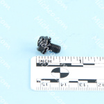 screw, 10-32 x .375 sltdhwh stl blk