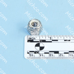 hex nut with nylon insert, 3/8-16,