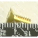 screw - flat head machine screw 8-32 x .37 brass