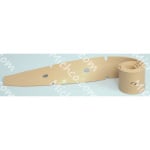 blade, squeegee, front curved, gum rubber, tan ws20/24