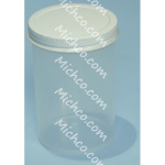 jar w/lid - mercury trap plastic