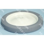 wheel, 12.0-dia. 1.75-wide, white / gray (td)