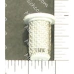 screen, 24-mesh, check valve