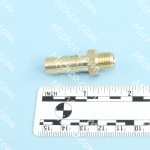 1/4 barb x 1/8mp, brass #a00076