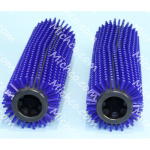 brush - medium scrub, blue (set of 2)