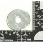 washer, flat, m8 x 32 x 2.5, zinc